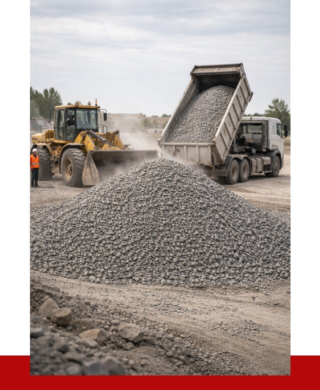 Купить щебень с доставкой в Муравленке от 2677 руб. | ПРОНЕРУДМрв