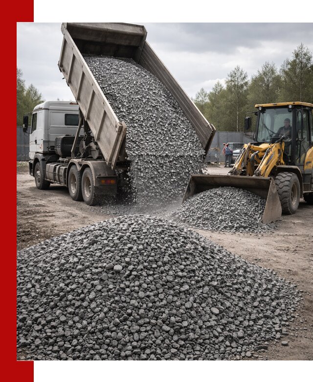 Доставка и продажа щебня гранитного в Муравленке
