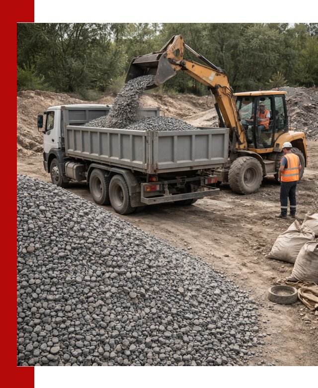 Доставка гравийного щебня в Муравленке оптом и в розницу