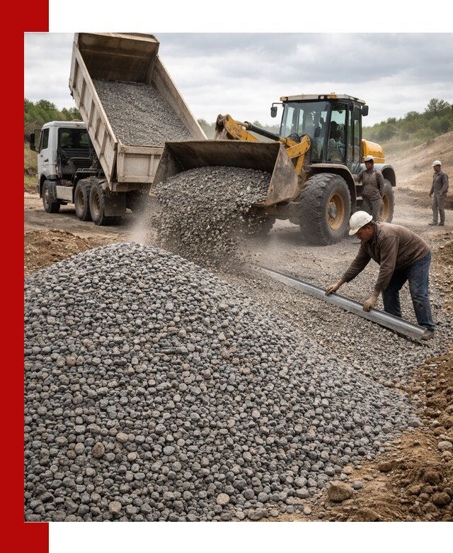 Гравийный щебень фракция 5-20 с доставкой в Муравленке