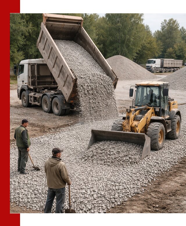 Купить гравийный щебень фракция 20-40 в Муравленке с доставкой