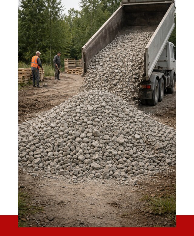 гравийный щебень фракция 70-120 в Муравленке от 2623 р. ПРОНЕРУДМрв