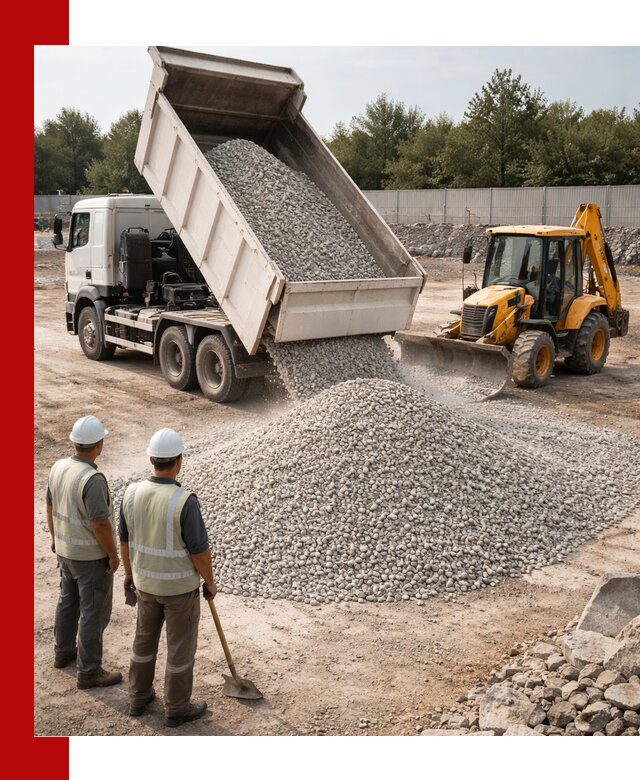 Купить известняковый щебень фракции 5–10 мм с доставкой в Муравленке