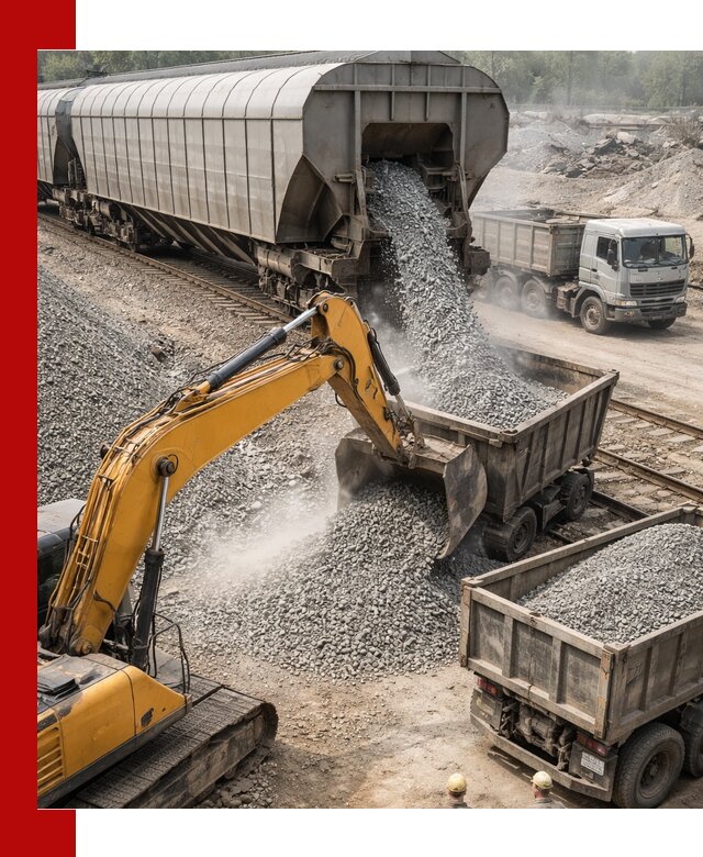 Доставка железнодорожного щебня в Муравленке крупными партиями быстрого отгруза