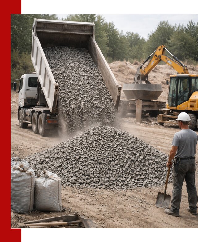 Доставка и продажа бетонного щебня в Муравленке