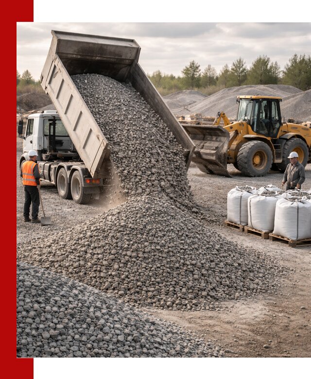 Бетонный щебень фракция 5–20 с доставкой в Муравленке