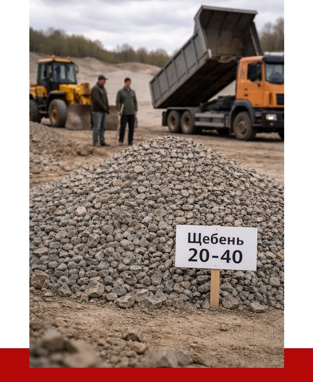 Бетонный щебень фракция 20-40 в Муравленке от 2623 р. | ПРОНЕРУДМрв