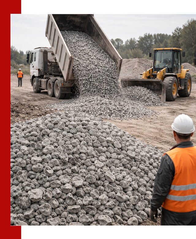 Доставка бетонного щебня фракции 20-40 в Муравленке