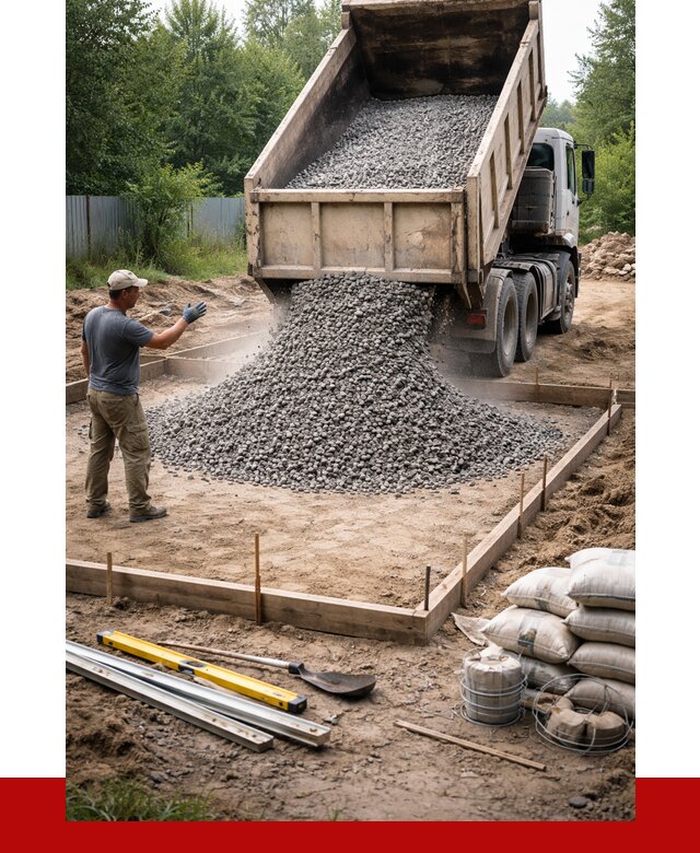 Купить щебень для фундамента в Муравленке от 4818 р. | ПРОНЕРУДМрв