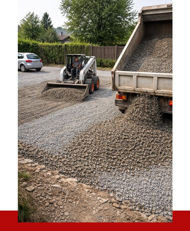 Щебень для парковки в Муравленке с доставкой от 1285 р.| ПРОНЕРУДМрв