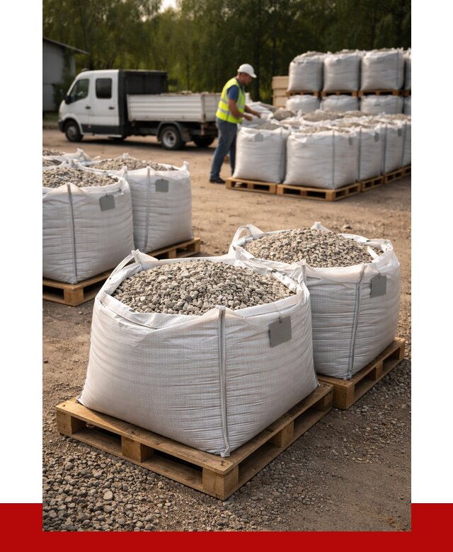 Щебень в мешках с доставкой в Муравленке от 4497 р. | ПРОНЕРУДМрв