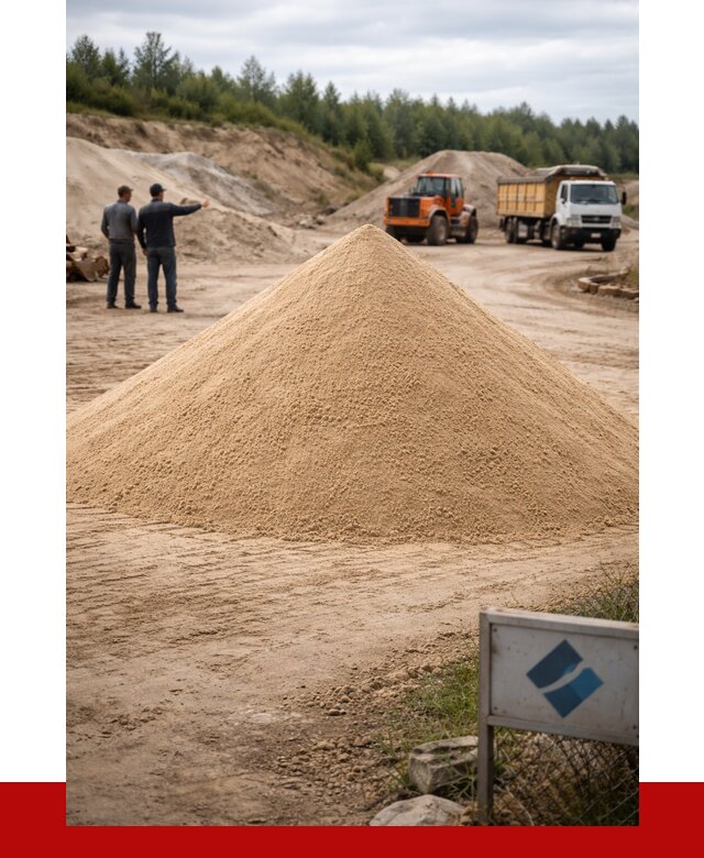 Карьерный песок навалом в Муравленке от 1927 р. | ПРОНЕРУДМрв