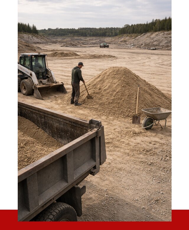 Карьерный песок среднезернистый в Муравленке, от 2355 р. ПРОНЕРУДМрв