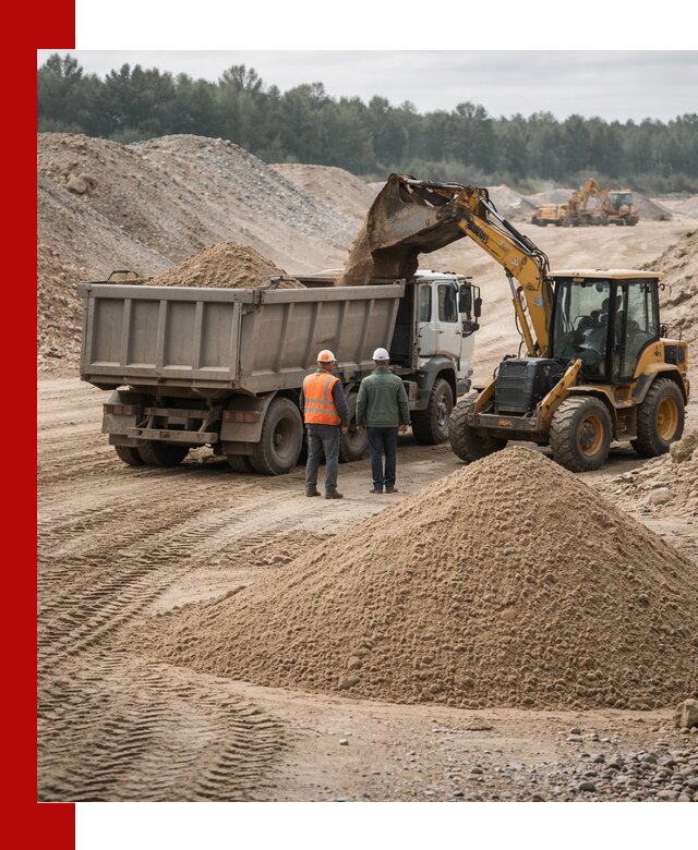 Карьерный среднезернистый песок с доставкой в Муравленке