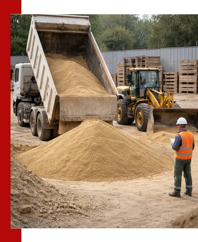 Доставка карьерного мелкозернистого песка в Муравленке