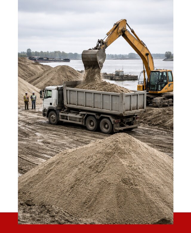 Купить речной песок навалом в Муравленке от 1927 р., ПРОНЕРУДМрв