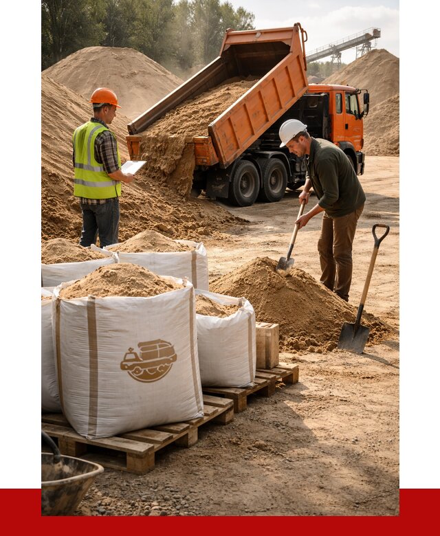 Строительный песок в Муравленке от 2355 р. с доставкой, ПРОНЕРУДМрв