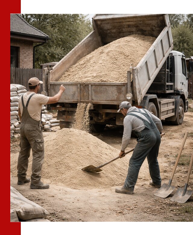 Песок для штукатурки с доставкой в Муравленке качественный и чистый