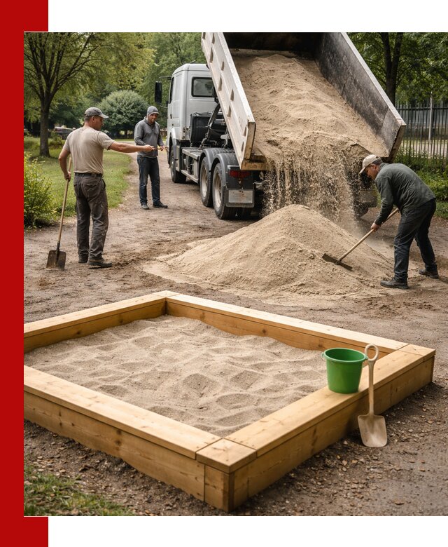 Песок для песочницы с доставкой в Муравленке недорого и чистый