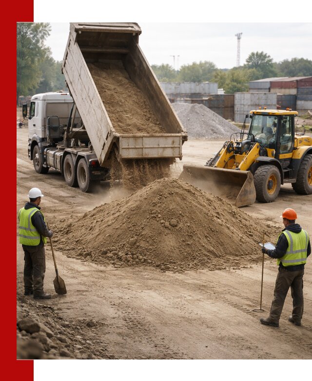 Доставка и продажа пескогрунта оптом и в розницу в Муравленке