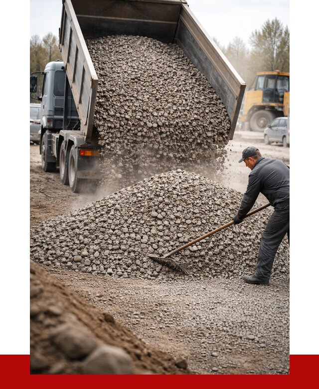 Гравий фракция 20-40 в Муравленке от 2677 р. доставка | ПРОНЕРУДМрв