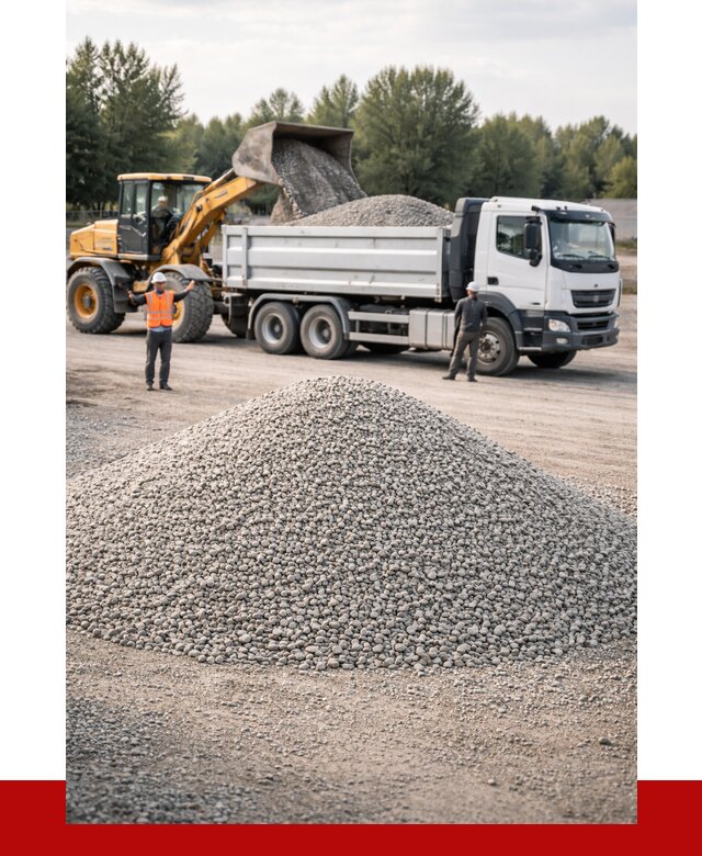 Купить мытый гравий в Муравленке от 3747 р, доставка ПРОНЕРУДМрв