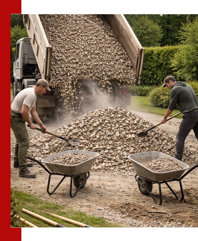 Доставка и продажа декоративной гальки в Муравленке