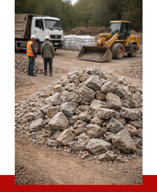 Купить бутовый камень с доставкой в Муравленке от 2462 р. | ПРОНЕРУДМрв