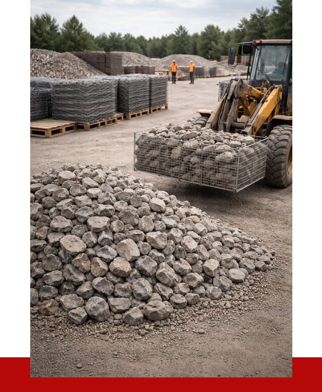 Камень для габионов фракция 70-150 в Муравленке от 4497 р. | ПРОНЕРУДМрв