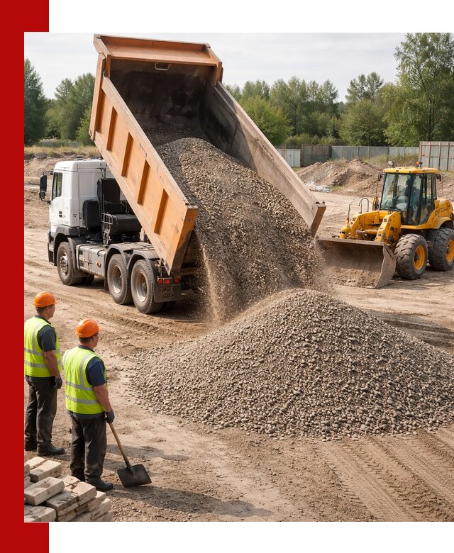 Доставка щебёночно-песчаной смеси ЩПС С7 в Муравленке