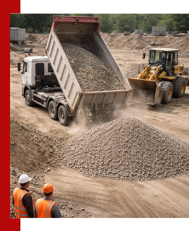 Щебень с песком (ЩГПС С2) с доставкой в Муравленке