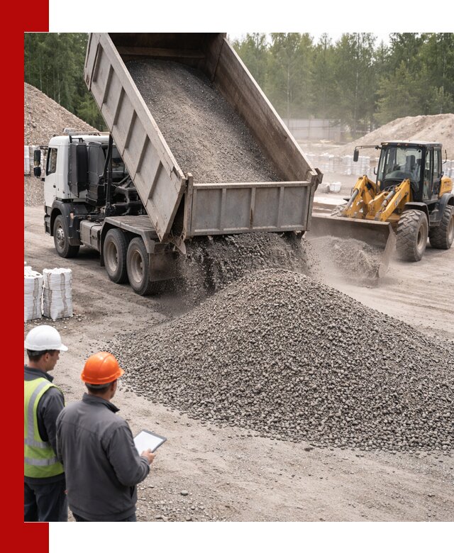 Доставка и продажа гранитного отсева 0-10 в Муравленке