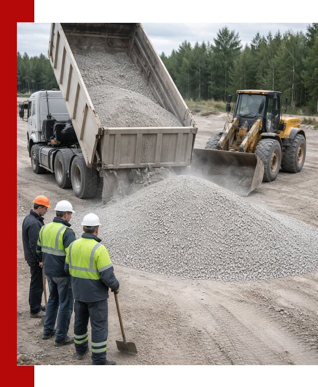 Известняковый отсев 0-5 доставка в Муравленке быстро и выгодно