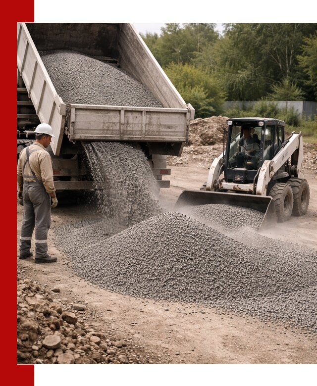 Доставка гравийного отсева 0-5 в Муравленке оптом и в розницу