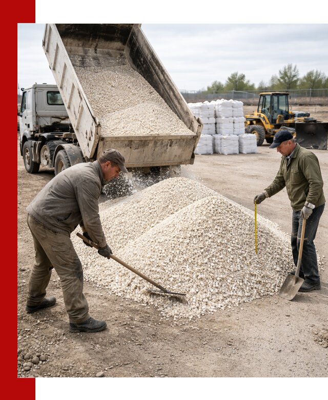 Мраморная крошка с доставкой и разгрузкой в Муравленке