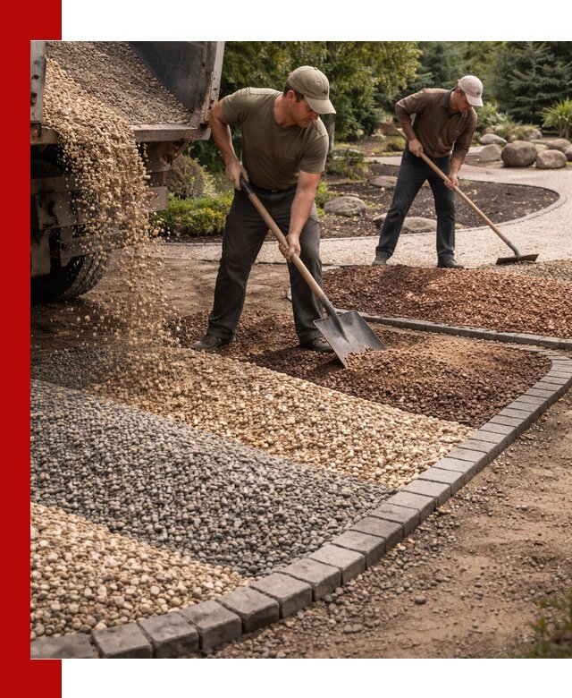 Декоративная крошка для ландшафта в Муравленке — продажа и доставка