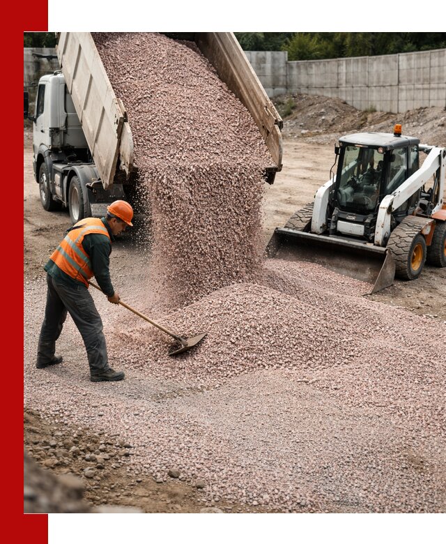 Крошка розовый гранит с доставкой в Муравленке от производителя