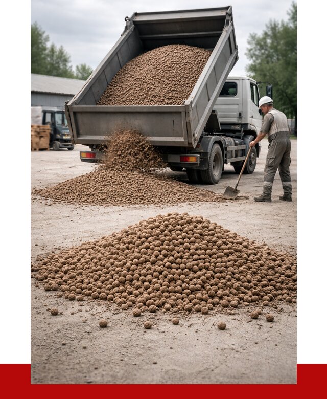 Керамзит с доставкой в Муравленке от 4497 р. за м3 | ПРОНЕРУДМрв