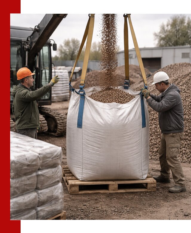 Керамзит в биг-бегах с доставкой в Муравленке