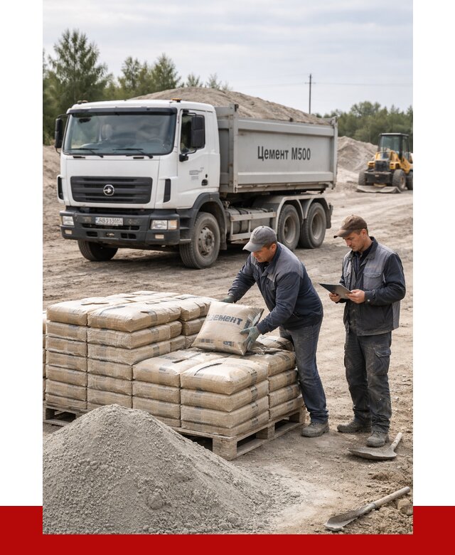 Купить цемент м500 с доставкой в Муравленке от 5567 р. | ПРОНЕРУДМрв