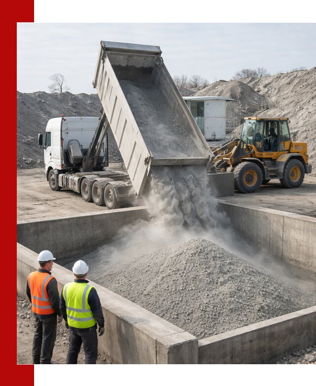 Доставка цемента навалом в Муравленке крупными партиями