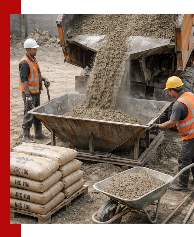 Доставка цементно-песчаной смеси М100 в Муравленке