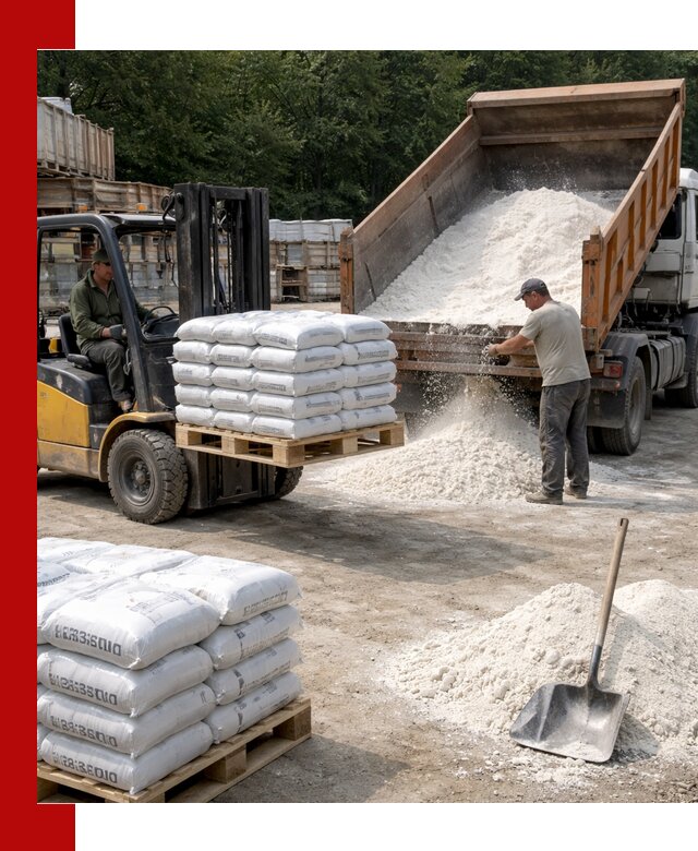 Доставка строительной извести оптом и в розницу в Муравленке