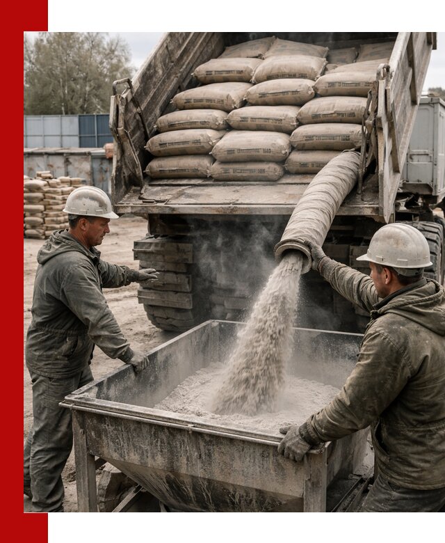 Доставка цемента М400 в Муравленке оптом и в розницу