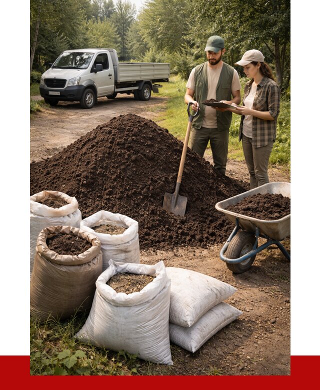 Купить грунт с доставкой в Муравленке от 4818 р. за м3 | ПРОНЕРУДМрв