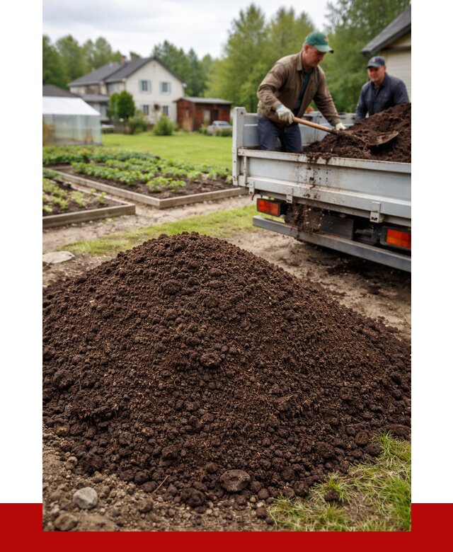 Плодородный грунт в Муравленке с доставкой от 4497 р. | ПРОНЕРУДМрв