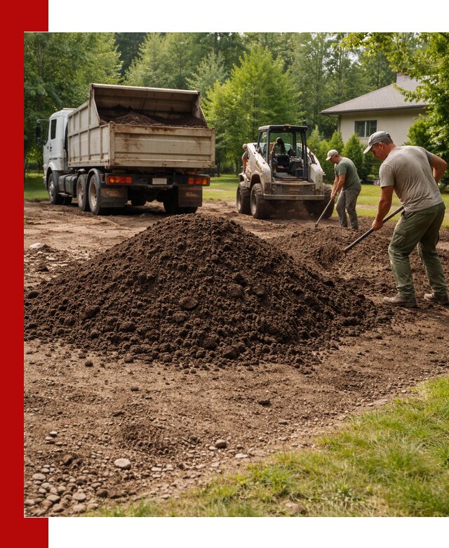 Доставка и укладка грунта для газона в Муравленке