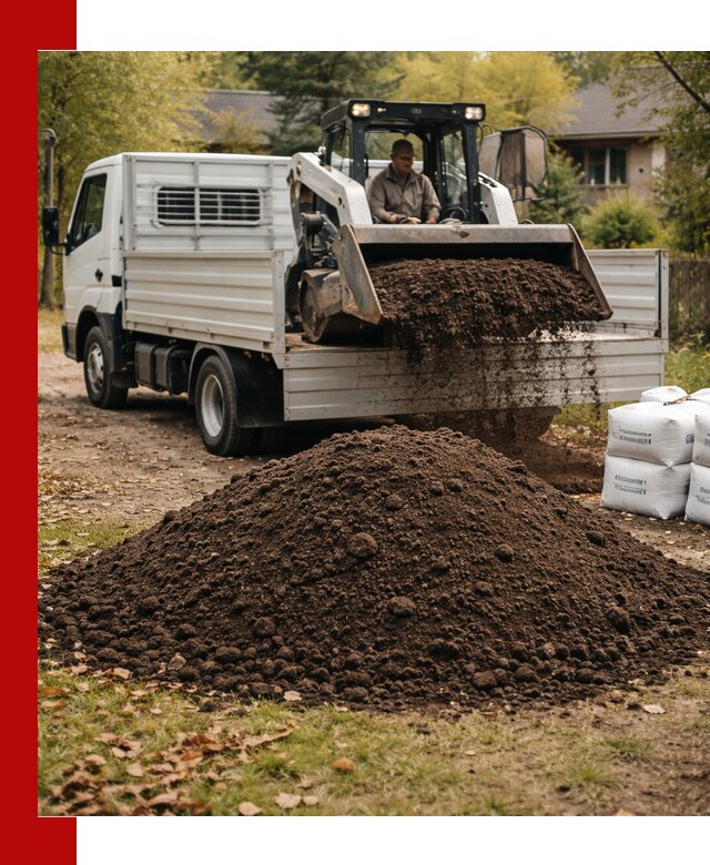 Доставка садовой земли в больших объёмах в Муравленке