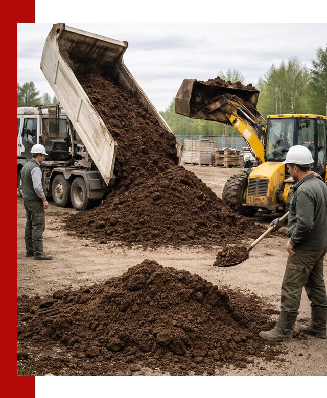 Доставка торфа оптом и в мешках в Муравленке