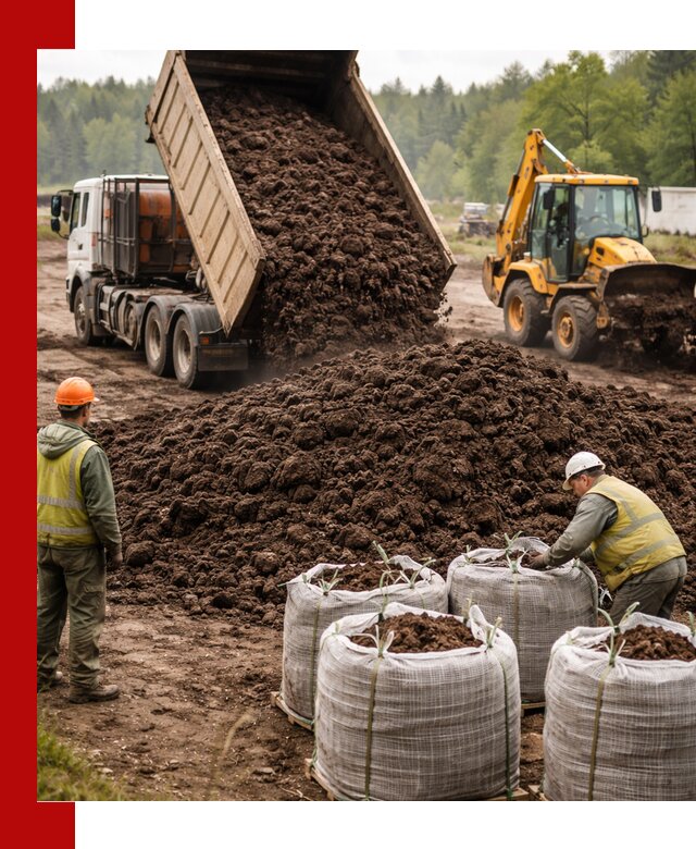 Доставка нейтрального торфа в Муравленке оптом и в розницу
